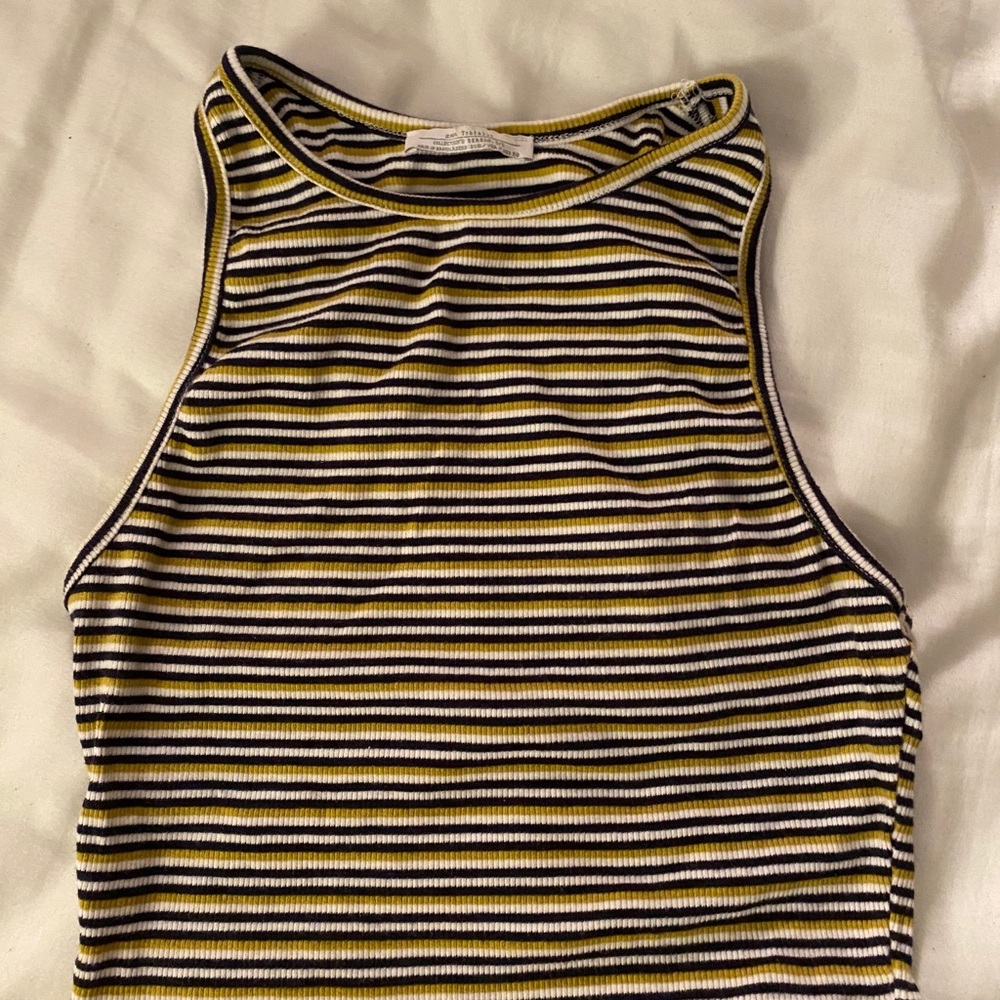 Striped crop top